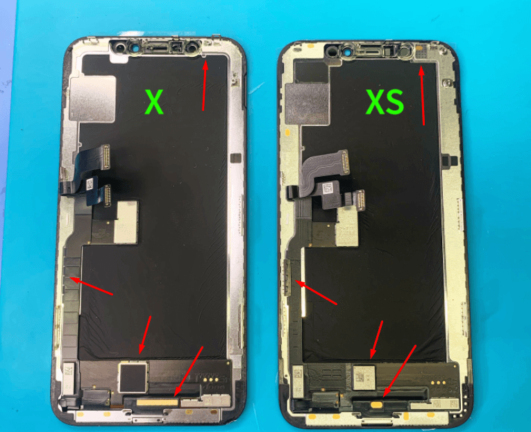 Отличия дисплея iPhone X и XS