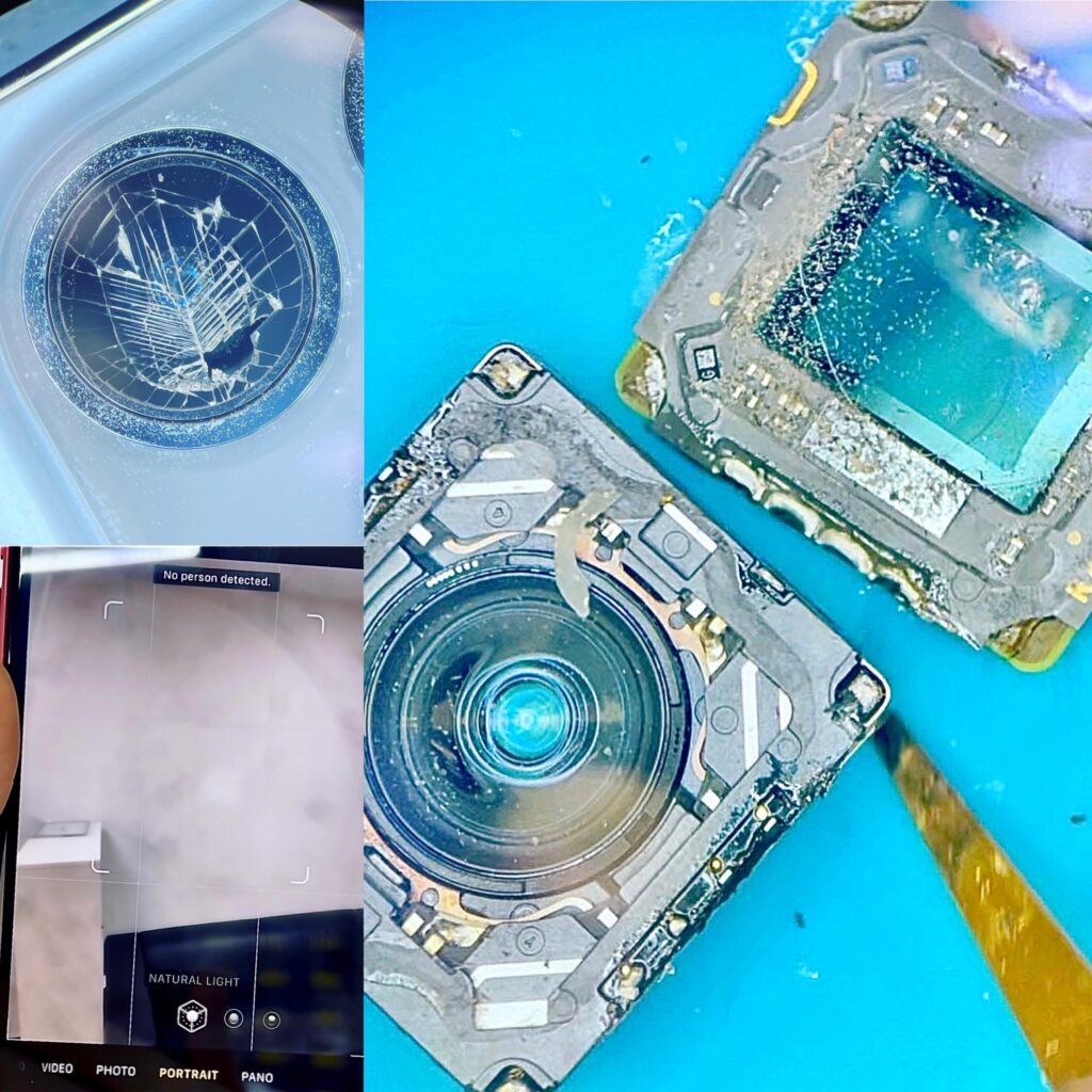 Стекло камеры iPhone 13 пыль в объективе и на матрице