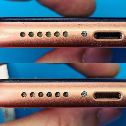 Чистка iPhone от пыли